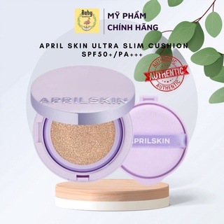 Phấn Nước April Skin Ultra Slim Cushion SPF50+/PA+++ (Tặng Kèm Lõi)