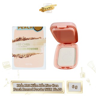 [Auth Thái] Phấn Phủ Kiềm Dầu Nee Cara Dạng Bột Tông Sáng Peach Pressed Powder N611 No.20 - Phấn Phủ Kiềm Dầu Thái Lan