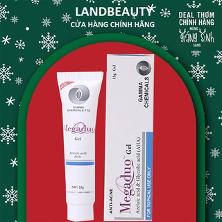 Megaduo Gel New AHA 15g hỗ trợ giảm mụn ẩn, thâm mụn
