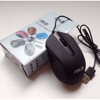 Chuột máy tính ASUS dây cắm USB, bề mặt chống bám mồ hôi