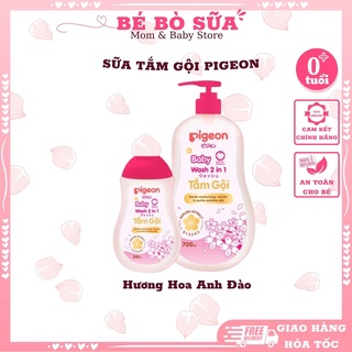 Sữa tắm gội dịu nhẹ PIGEON 2 trong 1 Sakura 200ml/ 700ml,Tắm gội hoa anh đào, an toàn dịu nhẹ cho bé yêu