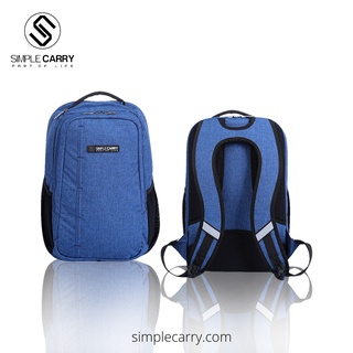 Balo Laptop 14 Inch Thời Trang Công Sở SimpleCarry K2 Màu Xanh Navy - Shine House