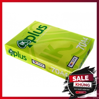 Giấy A4 photocopy IK PLus 70gsm dùng để in, photo bề mặt không có bụi giấy