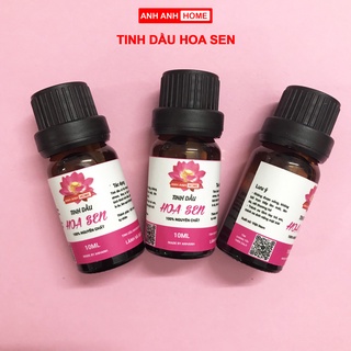 Tinh Dầu Hoa Sen Nguyên Chất Thiên Nhiên 100% AnhAnhHome Lọ 10ml Tinh Dầu Hoa Sen Thơm Phòng Khử Mùi