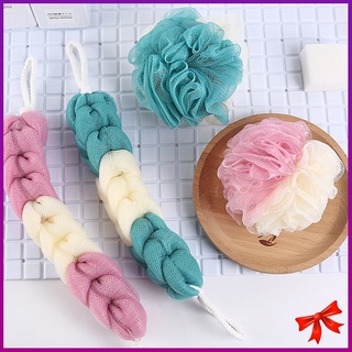 Combo bông tắm dài, bông tắm tròn tạo bọt cao cấp 9 STORE, chất liệu lưới tắm nhập khẩu và an toàn cho sức khỏe.