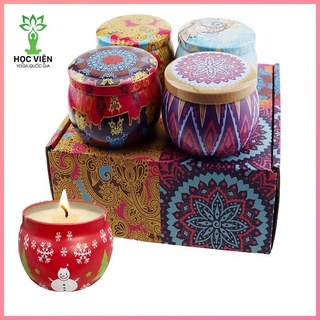 Nến Thơm Hoa Khô Cao Cấp - YOGA QG, 100% Sáp Ong Hoa Khô, Mùi Thơm Dịu Nhẹ Giúp Bạn Thư Giãn Giảm Stress Khi Sử Dụng