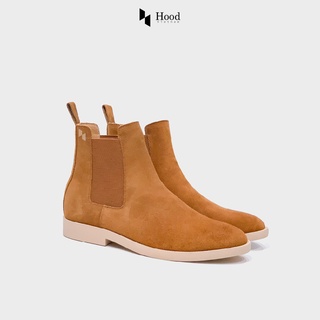 Giày Chelsea Boot TOBACO - Da lộn nguyên tấm - Đế cao su đúc nguyên khối - Bảo hành 12 tháng Hood HoodVN