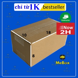 thùng hộp carton 18x10x8 bộ 50 cái trơn dán đẹp