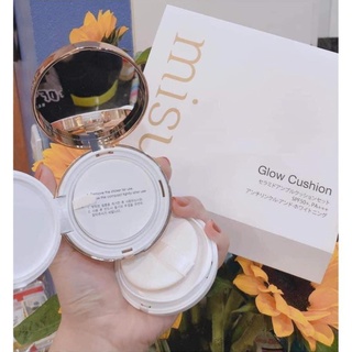 Phấn nước MISU GLOW CUSHION SPF 50 PA+, phấn nước giúp da căng bóng hiệu quả - minmin.cosmetic