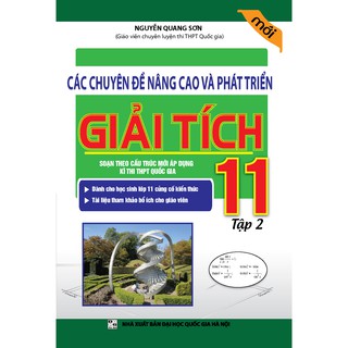 Sách - Các Chuyên Đề Nâng Cao Và Phát Triển Giải Tích 11 Tập 2