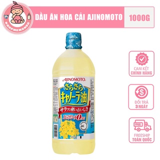 Dầu ăn hoa cải (dầu hạt cải) Ajinomoto Nhật Bản 1 Lít 5.0
