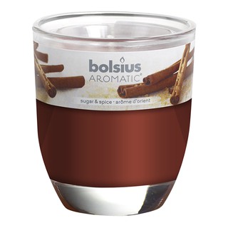 Ly nến thơm Bolsius Sugar&amp;Spice BOL7808 295g (Hương quế)