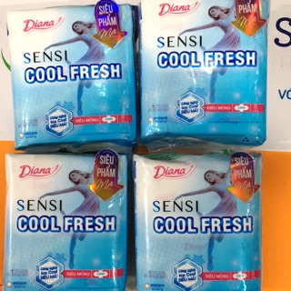 Băng Vệ Sinh Sensi Cool Fresh Siêu Mỏng Cánh 8 miếng