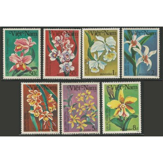 Tem sưu tập MS 436 Tem Hoa Lan Việt Nam 1984 ( 7 tem)