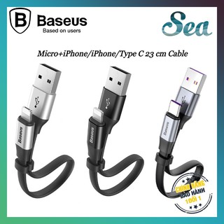 Cáp sạc 23cm Baseus - Dùng cho pin dự phòng - Nhỏ gọn - Sạc nhanh - Chính hãng