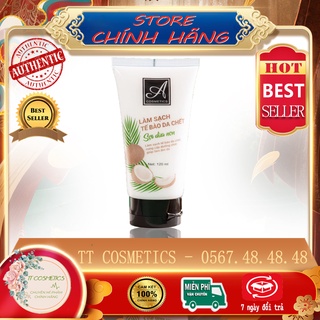Tẩy da chết sợi dừa non a cosmetic 120ml làm sạch da mặt hàng chính hãng