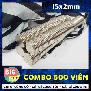 [Xả Kho] Combo 500 Viên Nam Châm Tròn Vĩnh Cửu 15*2mm