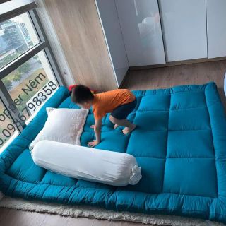 Nệm TOPPER dày 6~7cm/ Nệm trải sàn ngủ gấp gọn giá rẻ.
