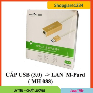 Cáp USB ra Lan (3.0) M-Pard 088, Cáp chuyển usb sang lan rj45 10/100/1000
