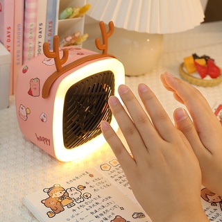 Máy Sưởi Ấm Mini Để Bàn Chạy Bằng Điện Kèm 2 Tai Và Sticker Ngẫu Nhiên Trang Trí