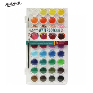 Màu Bột Dạng Nén 38 Màu Mont Marte PMHS0038 (WaterColour Cake Set Mont Marte)