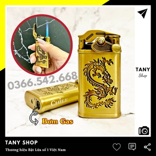 Bật đồng nguyên khối ngoài trời mẫu CHIEF 020 hình con rồng - biểu tượng May Mắn - Thịnh Vượng - TANY SHOP CF020