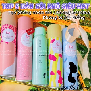 RẺ NHẤT SHOPEE — Dầu Gội Khô ISSY Nội Địa Trung Siêu Thơm, Dầu Gội Khô Chống Bết Tóc