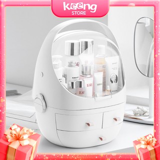 [Mẫu mới 2021] Hộp Kệ Đựng Mỹ Phẩm Nhập Khẩu Style Hàn Quốc [Chống nước Chống bụi 3 ngăn kéo] QX03