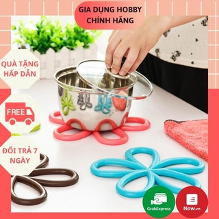[Mã HOBBY99G5 Đơn Từ 99K Giảm 5K] Miếng Lót Nồi Silicon Hoa Mận Siêu Chịu Nhiệt