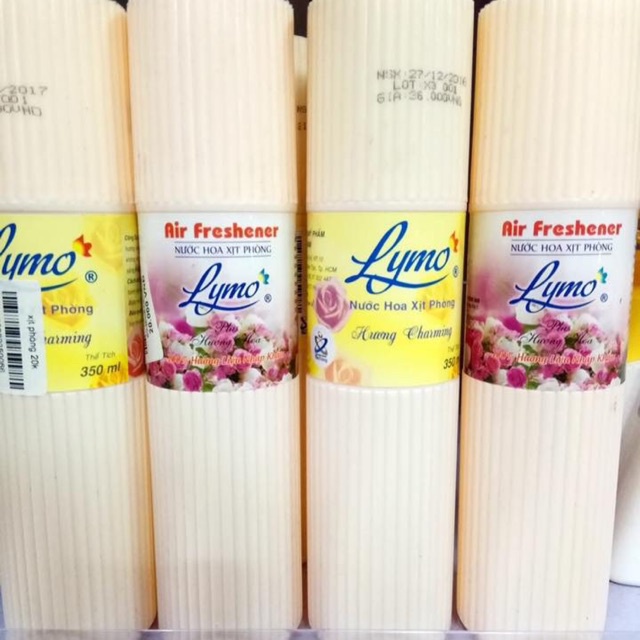Nước Hoa Xịt Phòng Lymo 350ml (Chai Vàng)