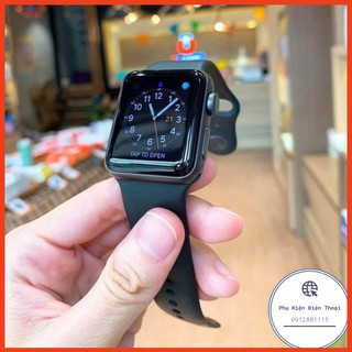 ⚡KÍNH CƯỜNG LỰC CHÍNH HÃNG APPLE WATCH BASEUS ⚡ FULL MÀN 4D SERIES 1 2 3 4 5 SIZE 38 40 42 44 mm