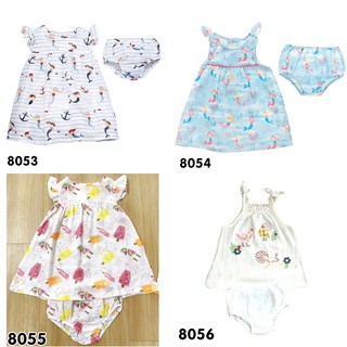 ĐẦM XÔ BÉ GÁI NHIỀU HỌA TIẾT DỄ THƯƠNG CHO BÉ TỪ SƠ SINH ĐẾN 22KG