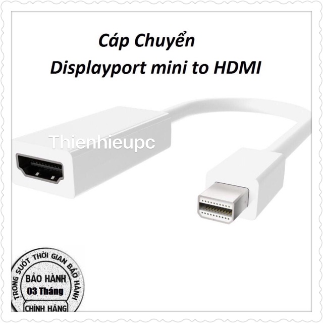 Cáp Chuyển Mini Displayport Sang HDMI