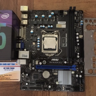 COMBO Main MSI H61 + Chip Core i3 3220 + Ram 4GB Tặng Fan CPU