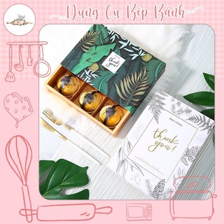 Hộp Đựng Bánh Kẹo 6 Ngăn Thank You Phong Cách Natural