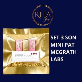 Set 3 son thỏi Pat McGrath Labs Gilty Pleasure Mini Lip Trio