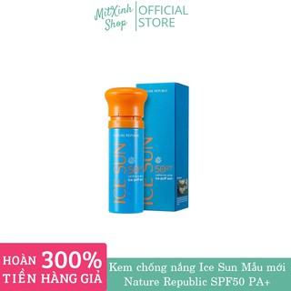 [MẪU MỚI] Kem Chống Nắng Mát Lạnh Ice Sun SPF 50+ Nâng Tone Da Hàn Quốc