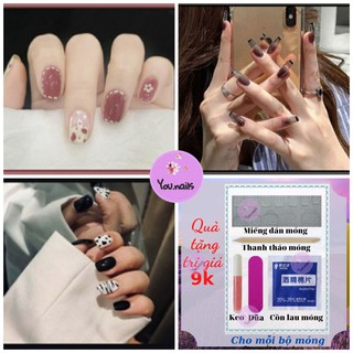 Móng tay giả kèm keo dài nhọn ngắn YOU NAILS  ( Mã Yn161-180)