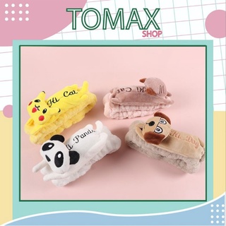 Băng đô rửa mặt hình thú dễ thương [Tomax Shop]
