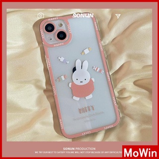 iPhone Case Silicone Soft Case Clear Case Square Edge Shockproof Protection Camera Cartoon Pink Cute Compatible For iPhone 11 iPhone 13 Pro Max iPhone 12 Pro Max iPhone 7 Plus xr