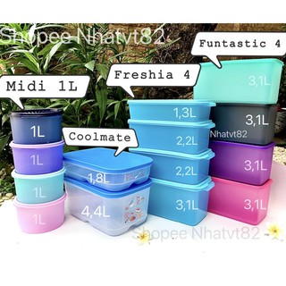 Bộ trữ mát Freshia / Funtastic four 3.1L / Stak n stor / Coolmate / midi deco Tupperware