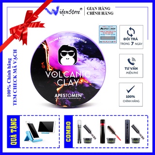 Sáp Vuốt Tóc Nam VOLCANIC CLAY Chính Hãng Tem Check Code SMS Gel Wax Keo Vuốt Tóc Tạo Kiểu WIDEN STORE WST01 +[QUÀ TẶNG]