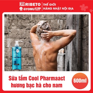 Sữa tắm Cool Pharmaact hương bạc hà cho nam 600ml