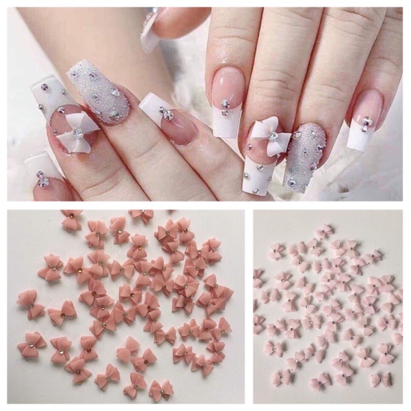 hoa nail_hoa bột ( hoa nơ)