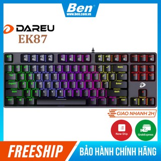 Bàn phím cơ Gaming Dareu EK87 Multi LED Black