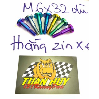 Ốc 6li32 đầu dù Titan Gr5 tay thắng zin xe số cho Sirus , Sonic , Raider , Ưave , Dream , Satria , Tarus