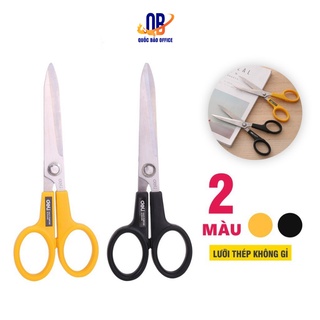 Kéo văn phòng 220mm Deli, Đen/Vàng - 1 chiếc - E6014