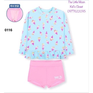 Áo bơi (tắm) chống nắng size 2/3y-7/8y