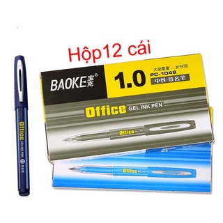 [Hộp 12cái] Bút bi gel mực nước nét to ngòi To1mm Baoke 1048