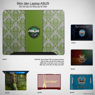 Skin dán Laptop Asus in hình Harry Potter (inbox mã máy cho Shop)
